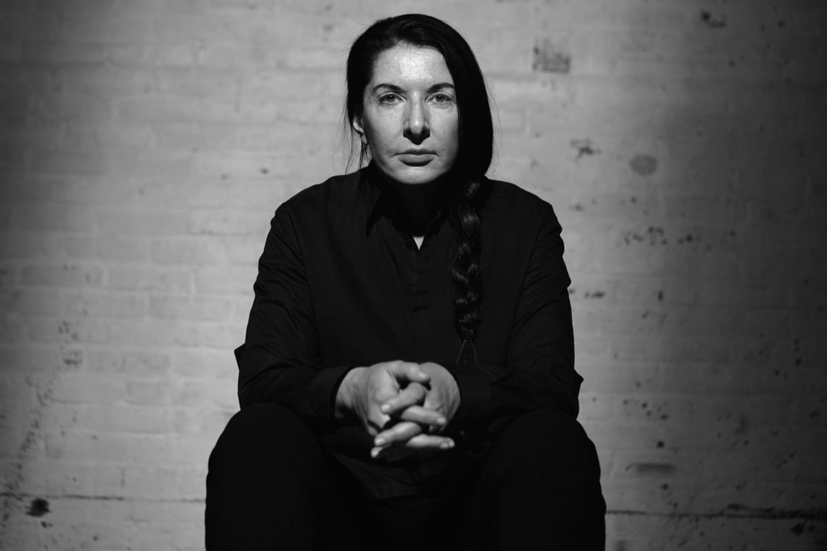 Marina Abramović  incontra il pubblico del MAXXI